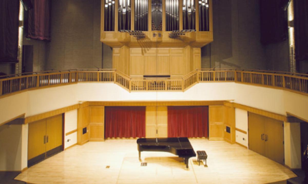 Newman Center, Frederic C. Hamilton Family Recital Hall 